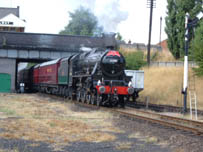 The Irish Mail departing Loughbrough