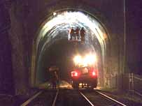 Inspection taking place at St. Anne's tunnel