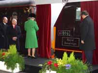 HM the Queen names 67006 at Bristol Temple Meads on 25th February 2005