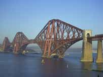 The historic Forth Bridge